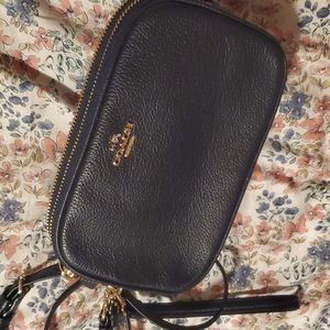 Coach Xbody crossbody clutch Navy